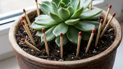 Why put matches in houseplant pots? Few people know this secret.