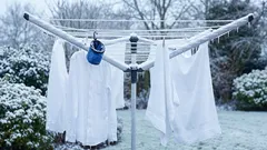 How can you dry laundry faster in winter? That's why you should hang it outside even when it's -15°C.