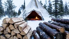 Why do people in the north use wet wood instead of dry wood?