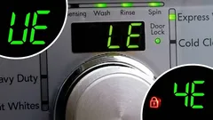 The letter E is flashing on the washing machine: what should you check first and how can you fix the error?