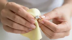  A goldsmith shows how to clean jewelry using a common household product.