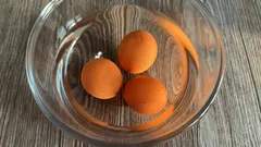 Never place eggs in cold water after boiling.